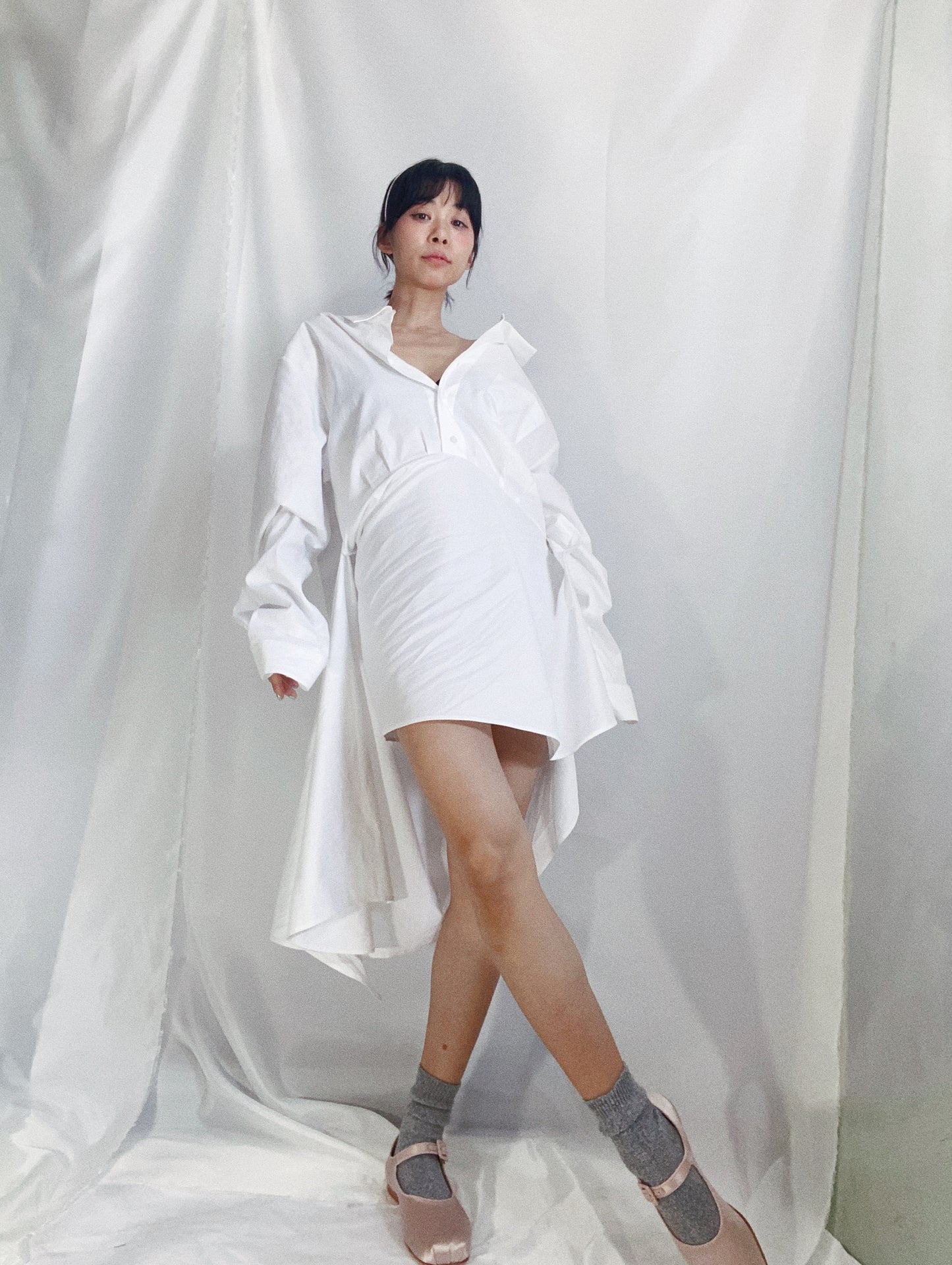 The White Shirt Dress